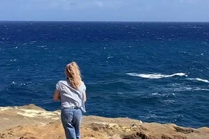 絶景「LANAI LOOKOUT - ラナイルックアウト」にたどり着く。