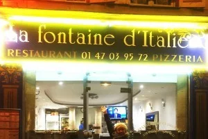 [エミレーツ航空で往復1.9万円！爆安フランス・パリ旅行記48] 雨に凍える私達を迎え入れてくれたイタリアンレストラン「La Fontaine d'Italie」