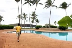 [ハワイ最後の楽園「モロカイ島」旅行記57] ハワイの冬の気温 冬のモロカイ島は泳げる？