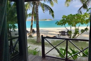 [マレーシアの秘境離島・レダン島GW旅行記22] Wisana Villageのビーチフロントのお部屋紹介。