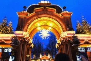 クリスマスイルミネーションに包まれたチボリ公園に潜入！