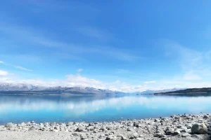 [年末年始のニュージーランド・テカポ湖に世界一の星空を見に行く旅行記43] 実はテカポ湖よりも美しい「プカキ湖」