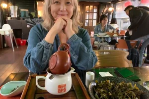 台湾式お茶の飲み方