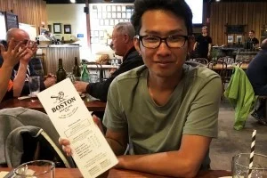 【海外旅行LIVE | 18年9月21日】数々の受賞歴を持つワイナリー「Boston Brewing Co.」で夕食を。