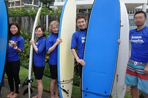 Surfing Lesson for the first time / STORY 25 - Gold Coast Trip in May 2016