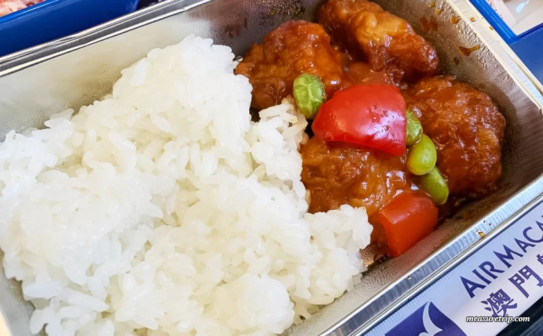 【マカオ航空】 エアマカオの機内食を食べてみた！