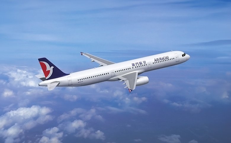 マカオ航空 Air Macau 飛行機モデル a321neo（澳門航空 Air