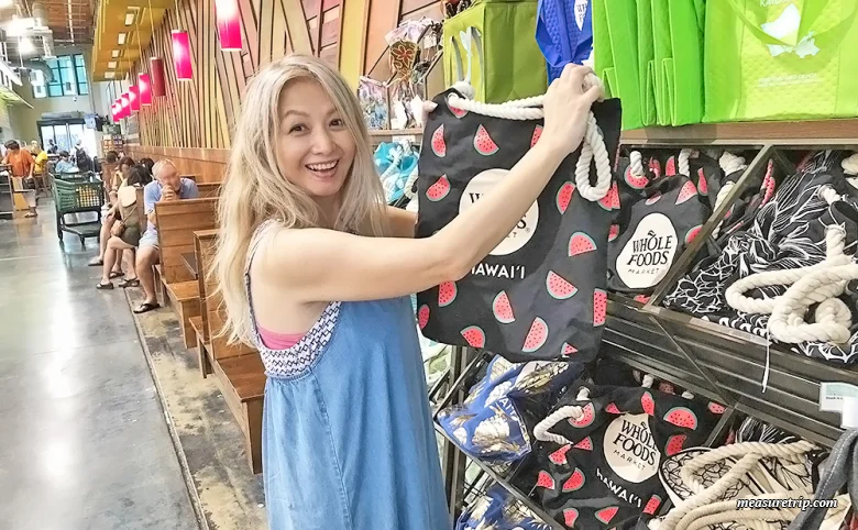 【ハワイで大人気】ホールフーズのエコバッグ!
