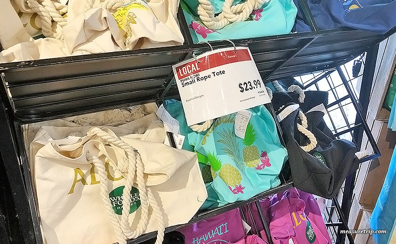 ホールフーズエコバッグ☆TAG ALOHA CO ☆新品未使用 ハワイ限定 ホールフーズマーケット×タグアロハ /Whole Foods Market